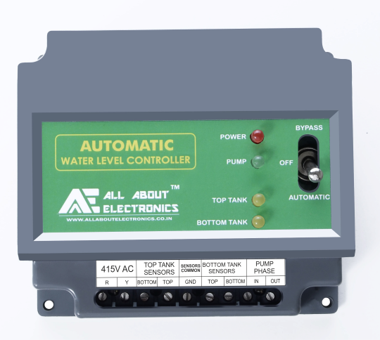 WLC-01 STD - 3 Phase Fully Automatic Water Level Controller with Corrosion-Free Sensors