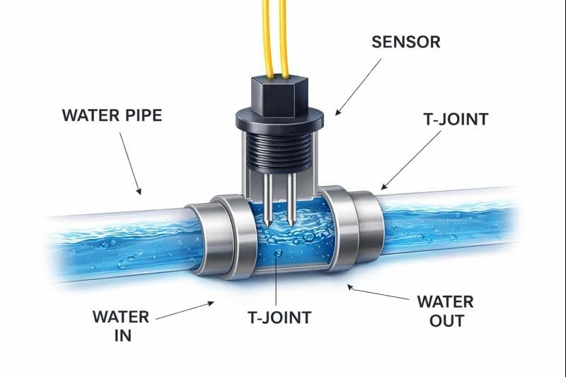 S.S Contact Type Pipe Mount Liquid Level Sensor, SS-316 Steel Made (Set of 5 Pieces)