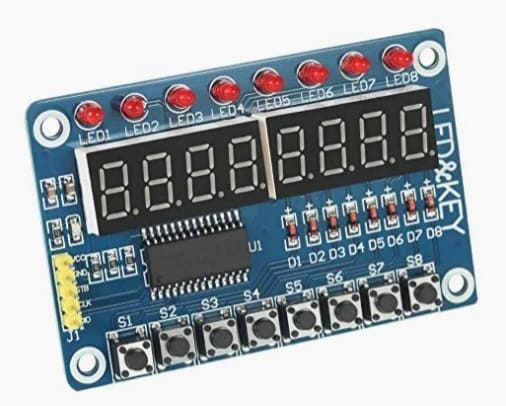 TM1638 8 Bits Digital LED Display Module